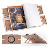 Tilting Rotating Puzzle Board — 2000-Piece, 4 Drawers — Gearfinch