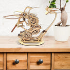 Intermediate hummingbird puzzle kit for patient builders who want a finished mechanical display object