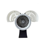 Motorized blades in a 35 cm Trent 900 desktop cutaway model for mechanical and aviation decor
