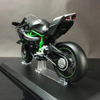 Black Ninja H2R remote control superbike with smoke effects and approximately 40 minutes of runtime