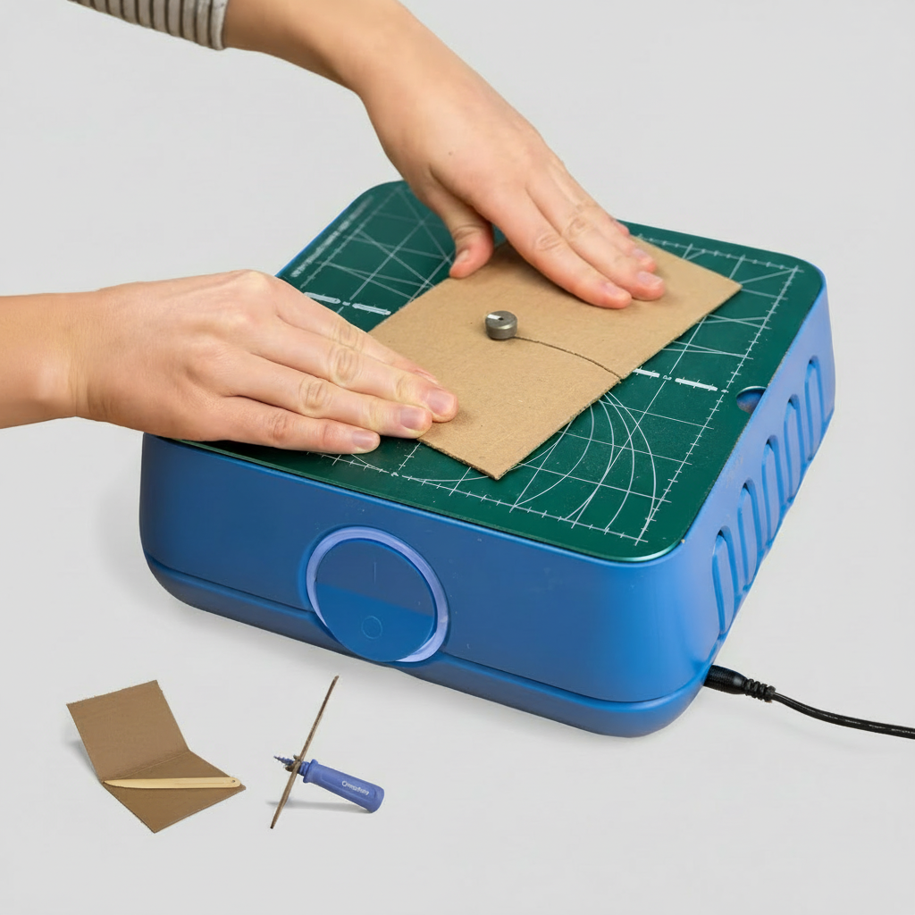 Kid Finger-Safe Cardboard Cutter for Ages 3+