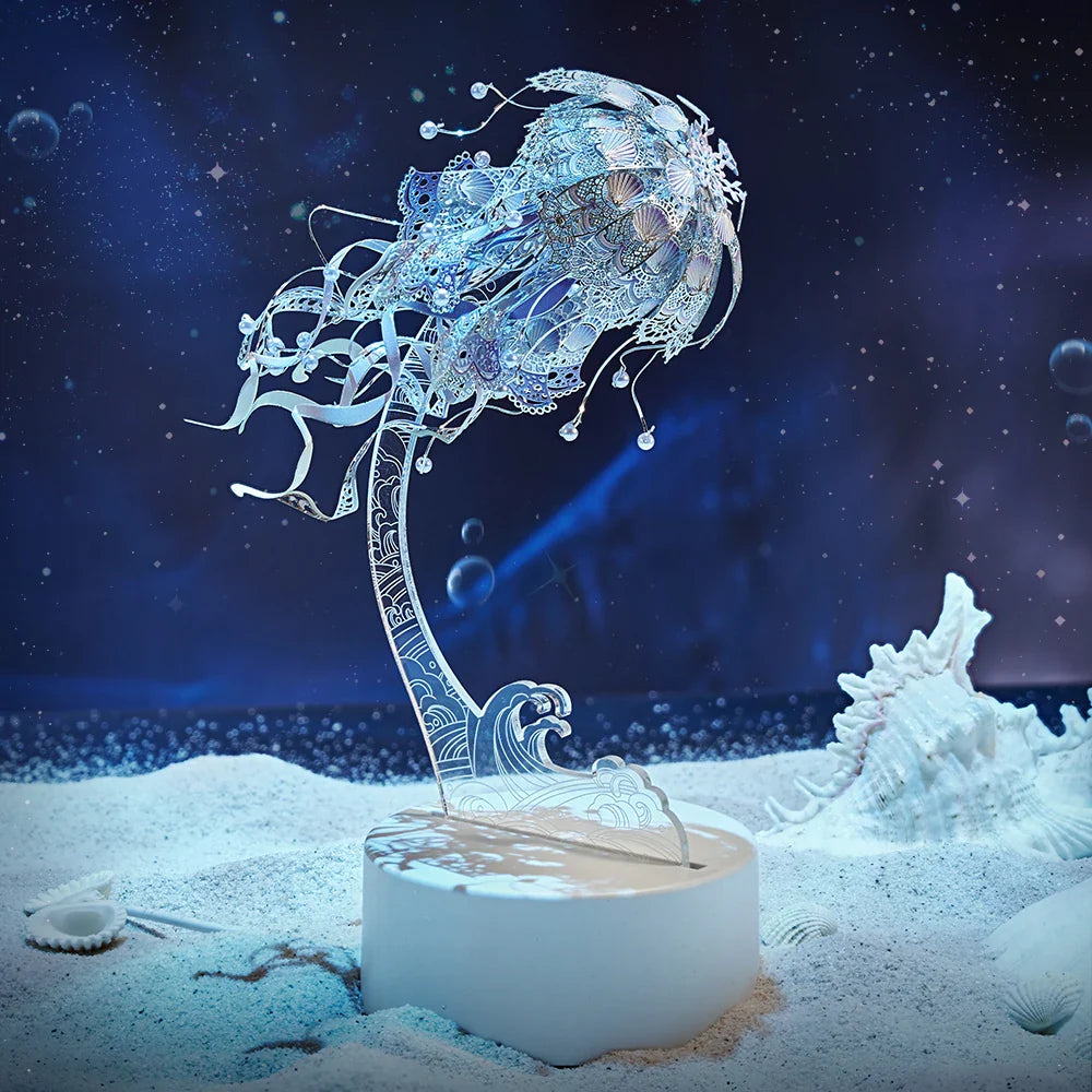 3D Metal Puzzle Jellyfish Kit