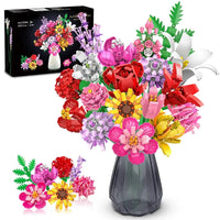 Flower Bouquet Building Set - 18PCS