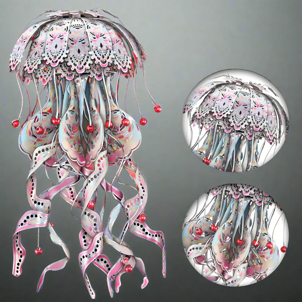 3D Metal Puzzle Jellyfish Kit