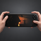 Odin 3 Black handheld grip presentation