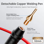 Detachable copper welding pen detail