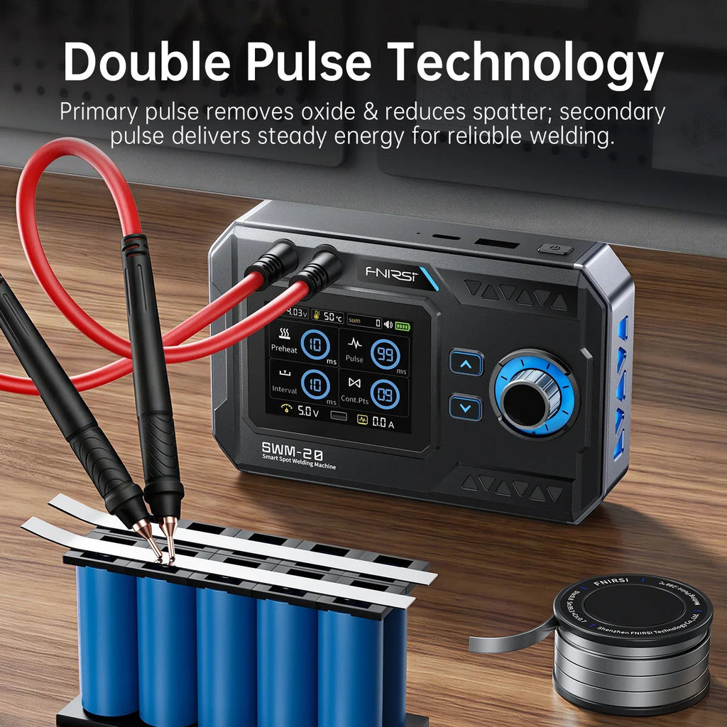 Dual-pulse spot-welding illustration