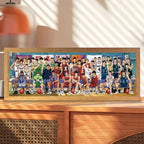 One Piece LED light with a 3D stereoscopic acrylic display for Japanese style room decor
