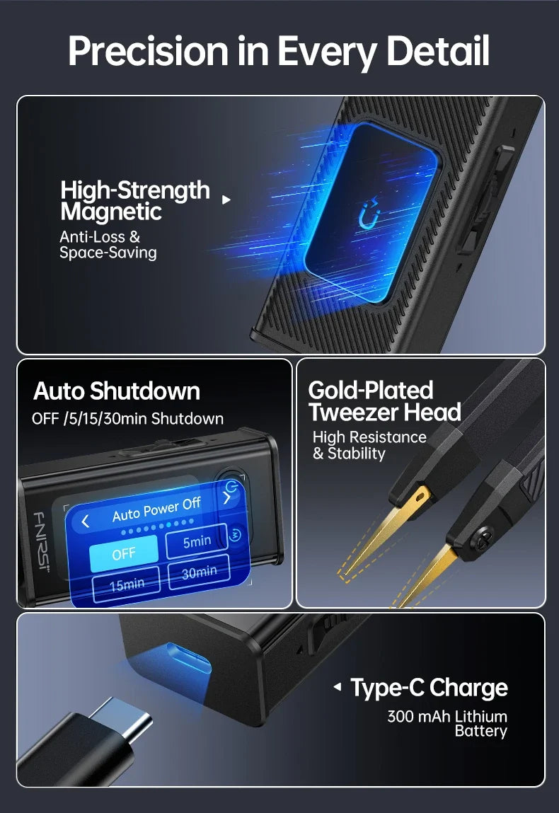 Protective cap, charging and tip detail