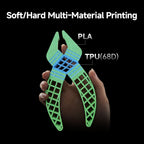 Illustrative soft and rigid material print example