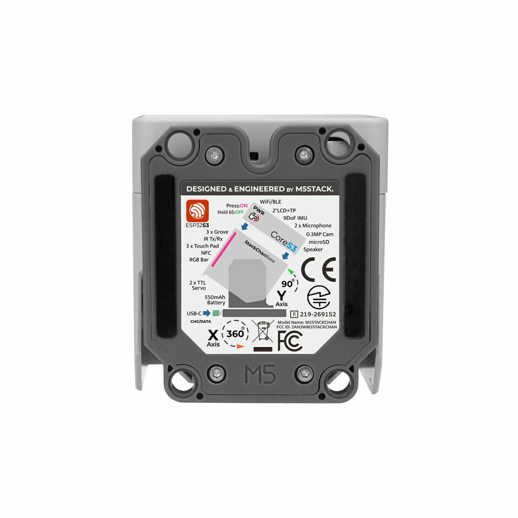 Underside mounting and power details