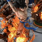 Dragon Ball gift for him or kids, a hand-painted Goku display figurine with a Spirit Bomb scene and gift box