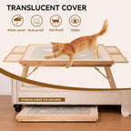 Fold-flat puzzle table drawers with a 1.4 inch profile when the legs are stored
