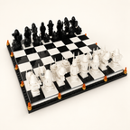Brick Chess Set Building Kit – 876 Pieces, 876-piece set — no retail box
