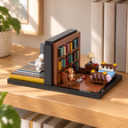 Space Diorama Building Kit – 526 Pieces in a styled display; decorative surroundings not included
