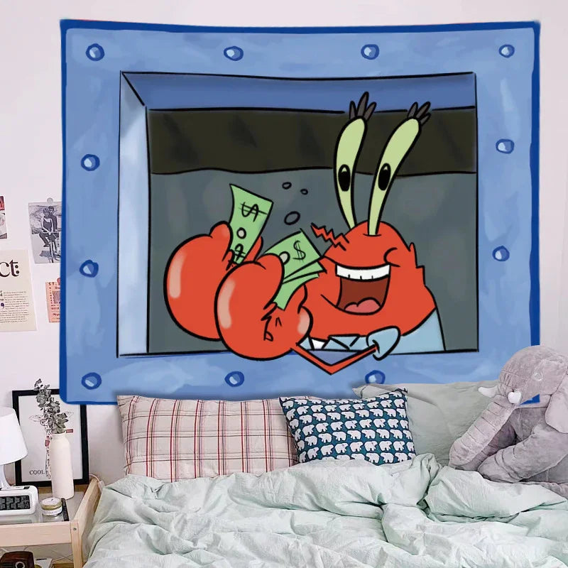 Squidward "Look at You" Wall Tapestry