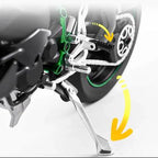 Ninja H2R RC motorcycle with smoke effects, die-cast metal frame and functional suspension