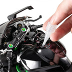 Large 1:6 Ninja H2R RC superbike with smoke effects, sound and steering for motorsport enthusiasts