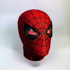 Amazing Red mask showing the narrowed eye expression