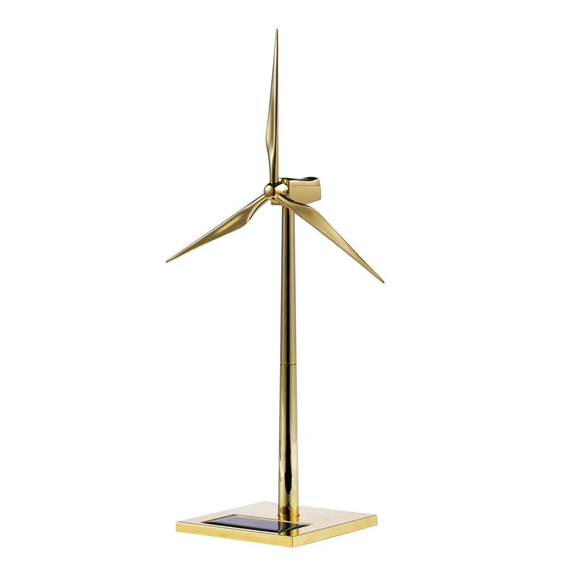 Model Golden solar powered windmill kit for a finished desktop display object — Gearfinch