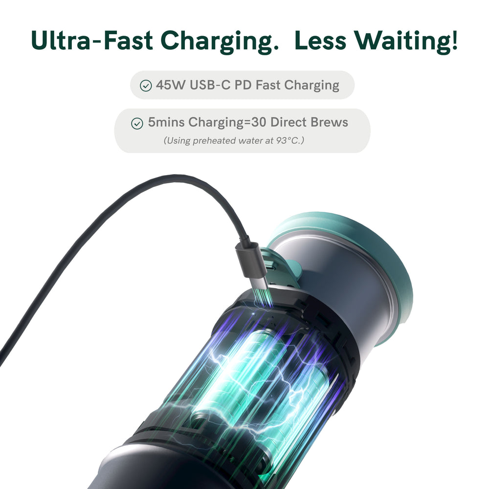 Illustration of the OutIn Nano 2 USB-C charging connection and internal battery