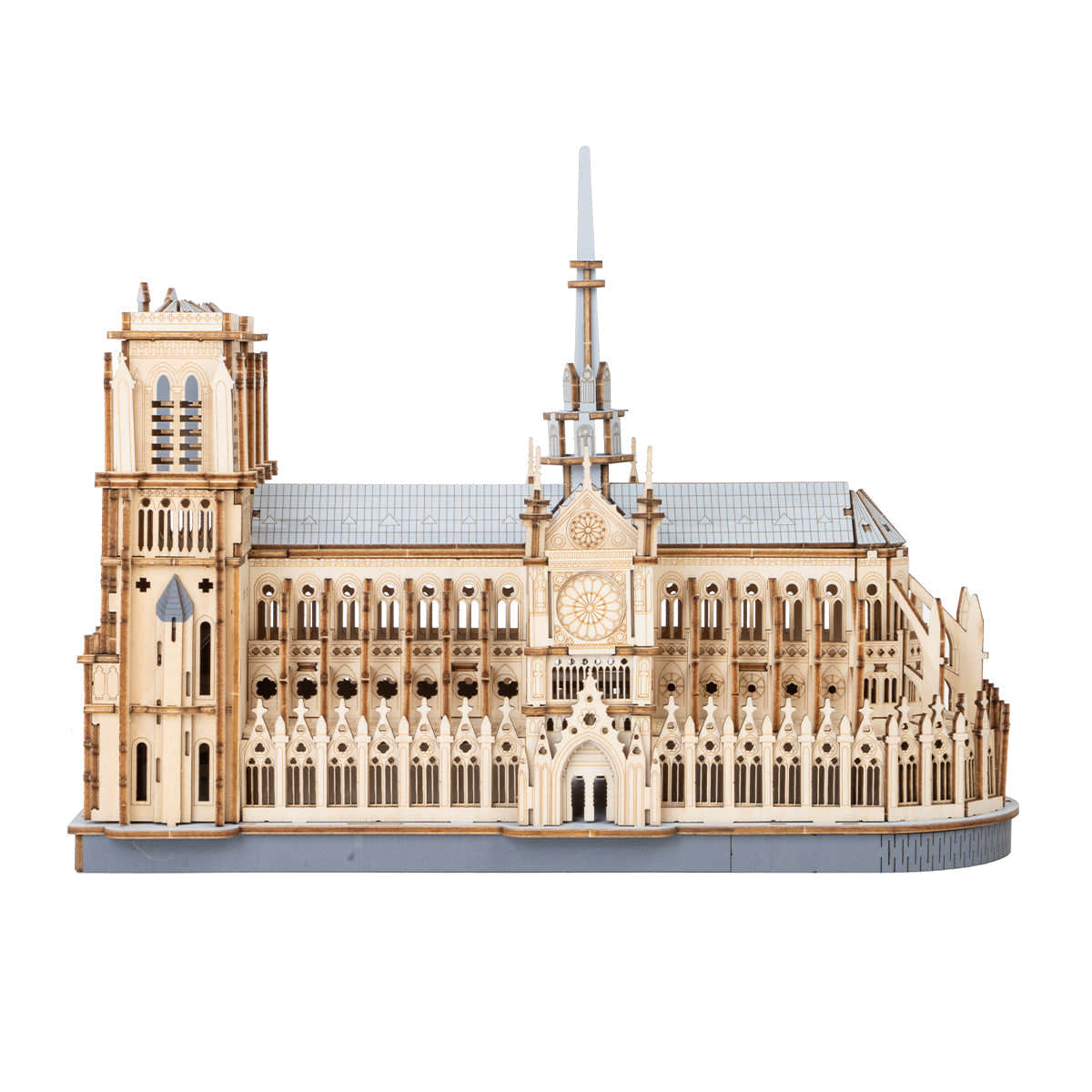 Gothic Notre-Dame Cathedral - Paris Masterpiece 3D Wooden Puzzle