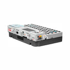 Compact keyboard computer viewed from the side