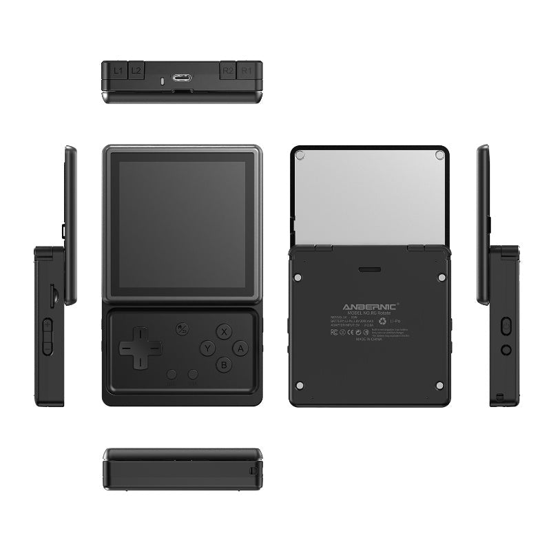 Polar Black front, rear and port views