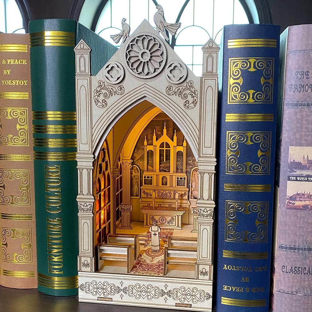 Diy Book Nook Shelf - Pray in The Church