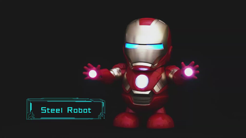 Dance Hero LED Robot Figure — product video