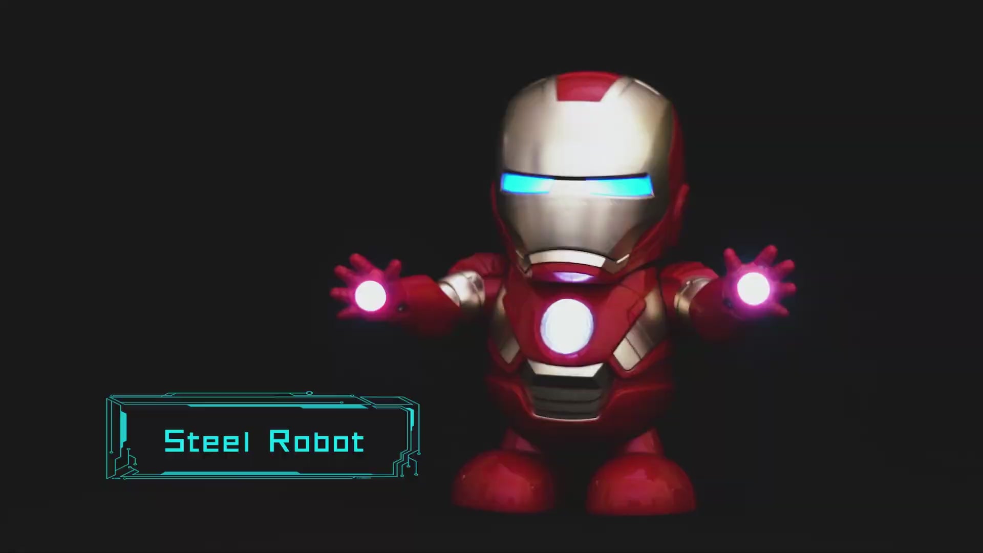 Dance Hero LED Robot Figure — product video
