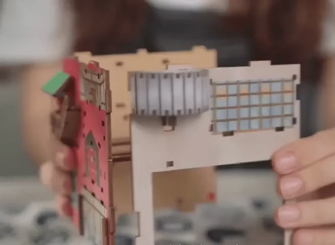 3D Wooden Puzzle Onsen Saga Miniature kit — product video