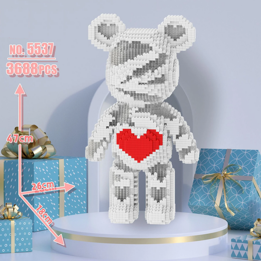 3688-Piece Bear Micro Building Blocks Set