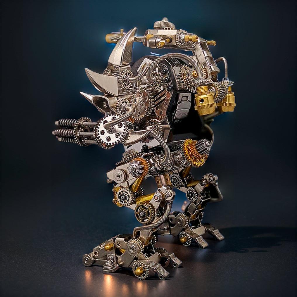 Titan Guardian Mecha Watch Stand - 3D Metal Puzzle