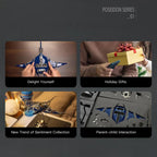 Creator Pro manta ray build sequence for hobbyists assembling a 200+ component mechanical model