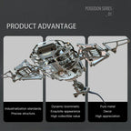 Creator Pro mechanical manta ray with instructions for an intermediate marine model assembly