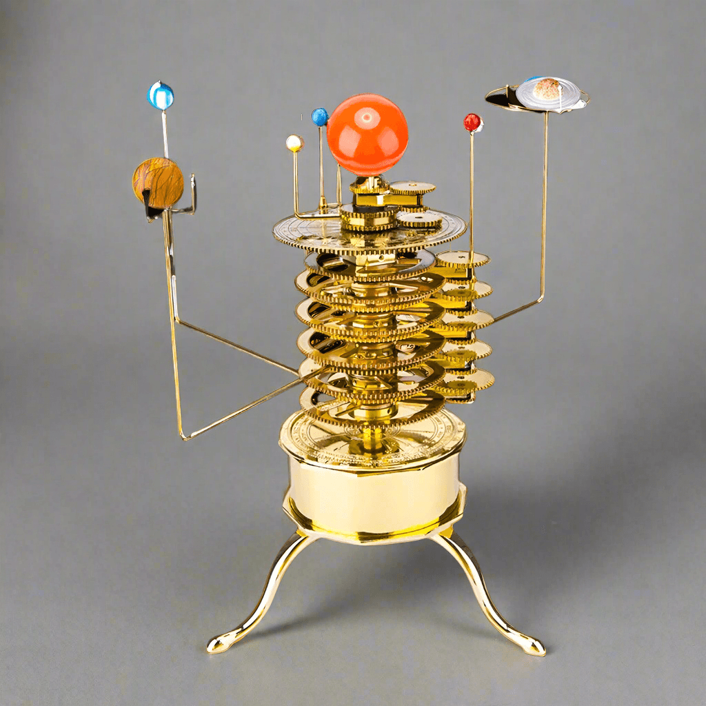DIY 3D Metal Orrery Solar System Eight Planet Model Kit - 200Pcs
