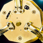 Brass orrery model kit 200Pcs with painted wooden planet spheres and a 10-inch diameter base