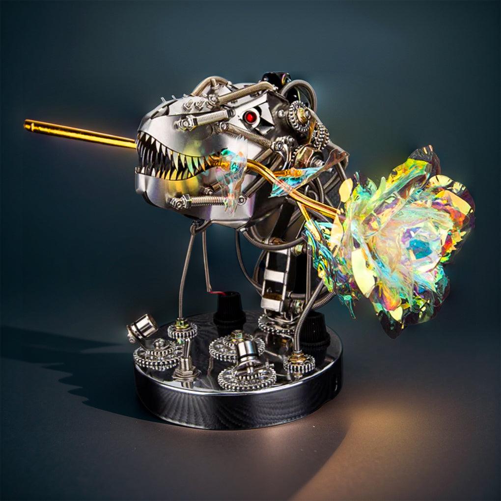 CHRONOS PREDATOR Steampunk T-Rex Head Mechanical Model Kit