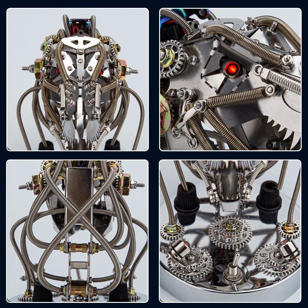 CHRONOS PREDATOR Steampunk T-Rex Head Mechanical Model Kit