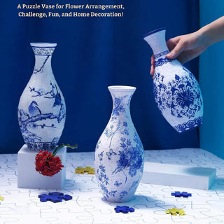 160-Piece 3D Puzzle Flower Vase Kit — Gearfinch