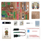 Wooden 3D puzzle miniature kit for Japan enthusiasts seeking a detailed hands-on project