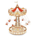 Enchanted Carousel Swing Ride Music Box