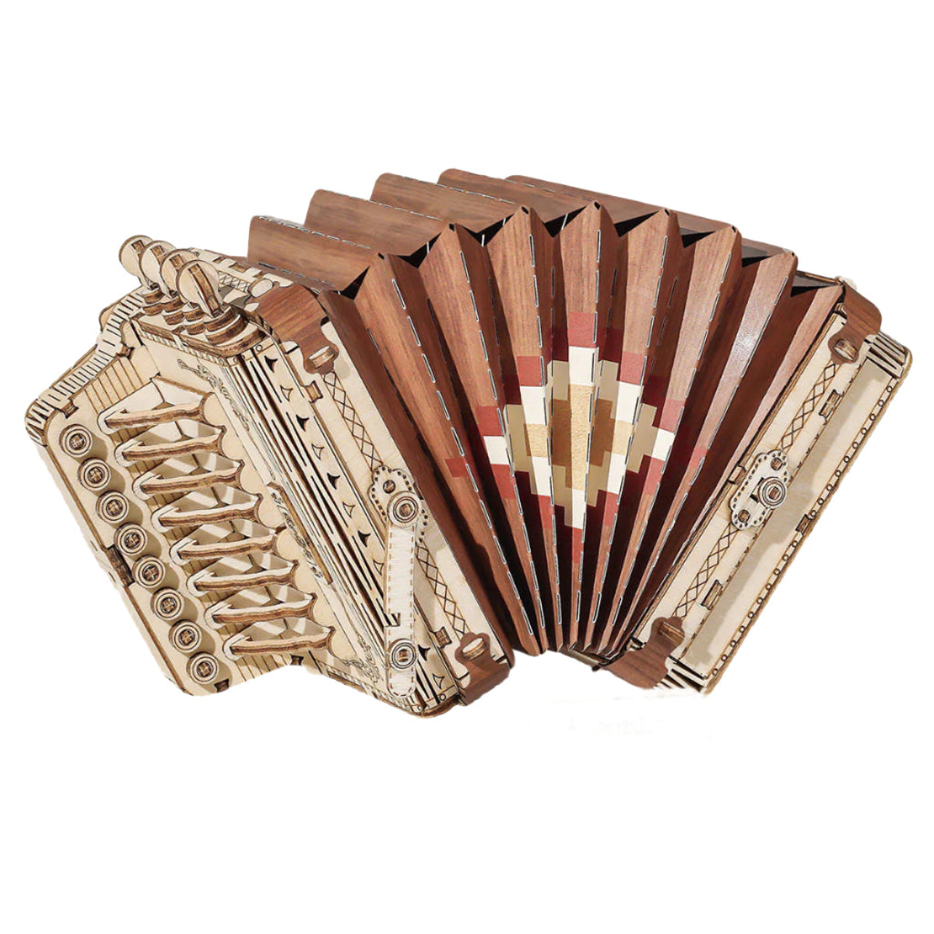 Melodic Accordion - Musical Wooden Model Kit