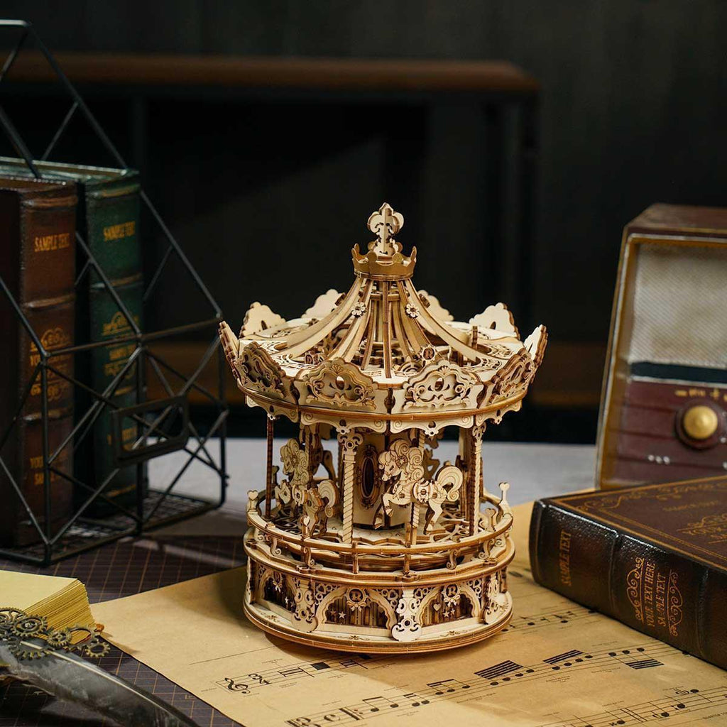 Romantic Carousel Dream - 3D Wooden Puzzle