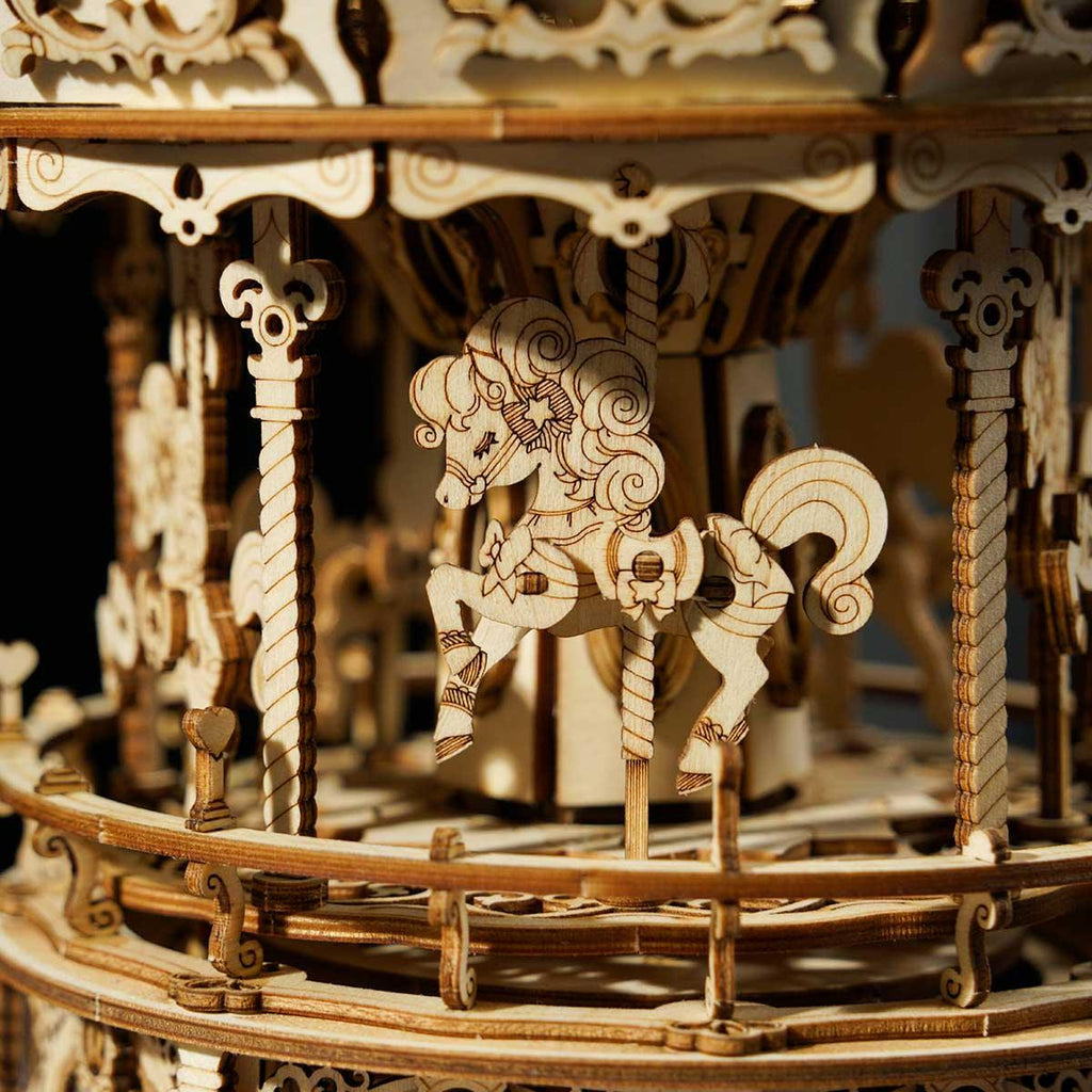 Romantic Carousel Dream - 3D Wooden Puzzle