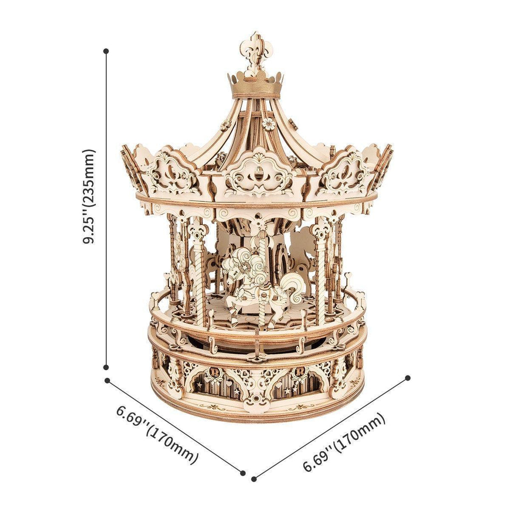 Romantic Carousel Dream - 3D Wooden Puzzle