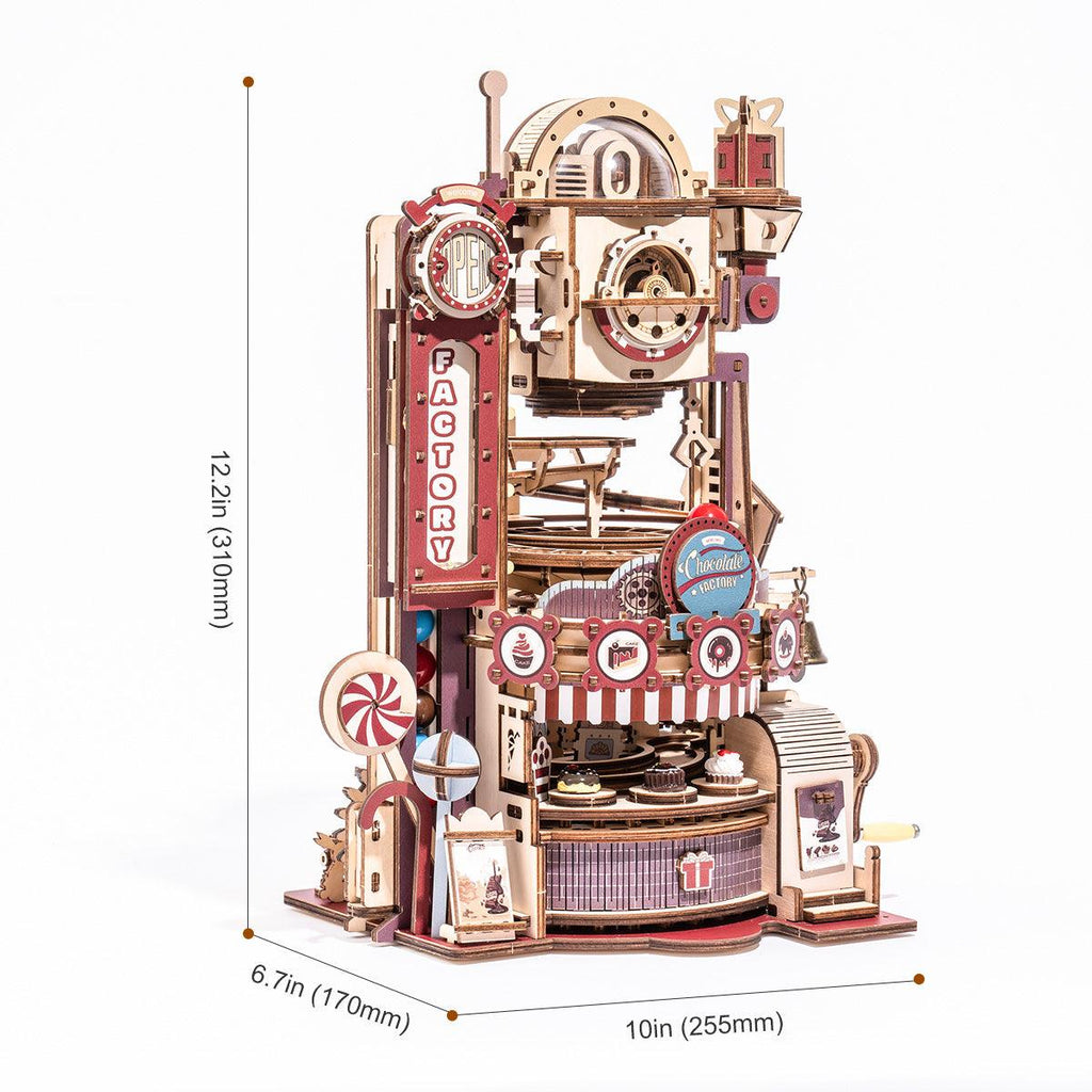 Sweet Factory Marble Run - 3D Wooden Puzzle