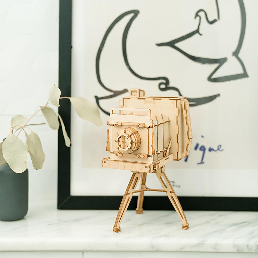 Vintage Camera 3D Wooden Puzzle