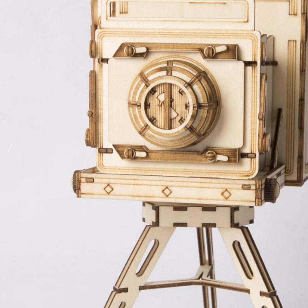 Vintage Camera 3D Wooden Puzzle